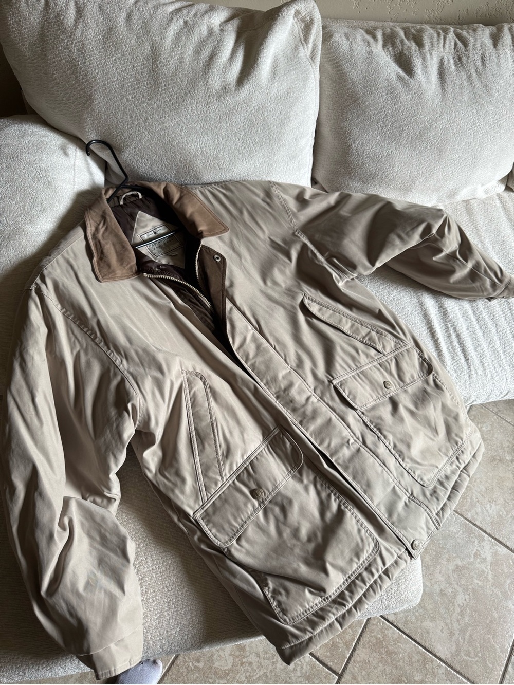 Men's John Ashford Outdoor WARM Jacket in Tan